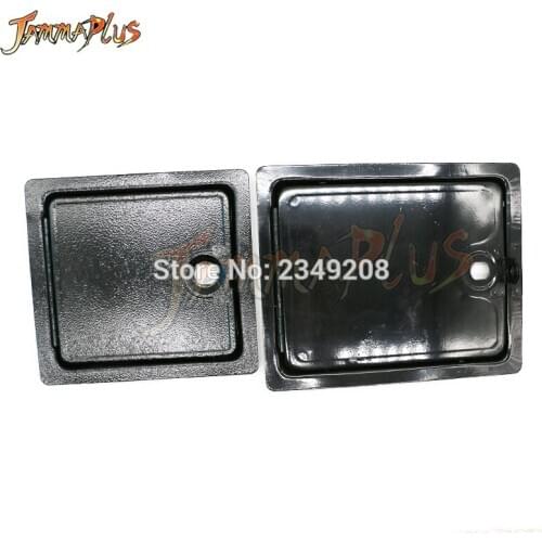 Iron coin black down door coin acceptor installation panel for arcade machine cabinet/amusement machine accessories