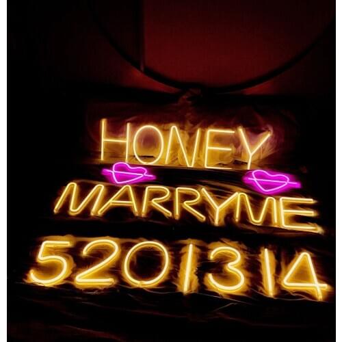 USB/Battery Operated Neon Alphabet Lamp 26 Letters Number Sign Night Light For Birthday Wedding Party Bedroom Wall Hang Light