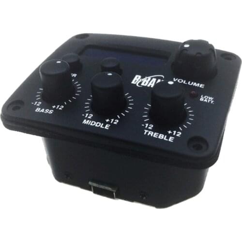 New B-band T35 3-band equalizer with tuner acoustic guitar pickup system