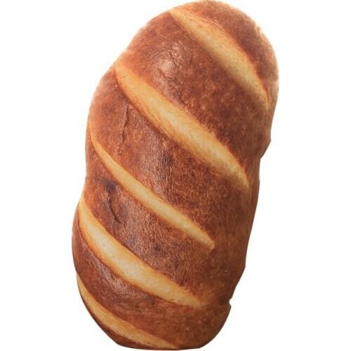 2 kinds Creative Bread Pattern Pillow PP Cotton Filler Cervical Health Care Pillow Funny Soft Massage Neck Pillow 5 sizes