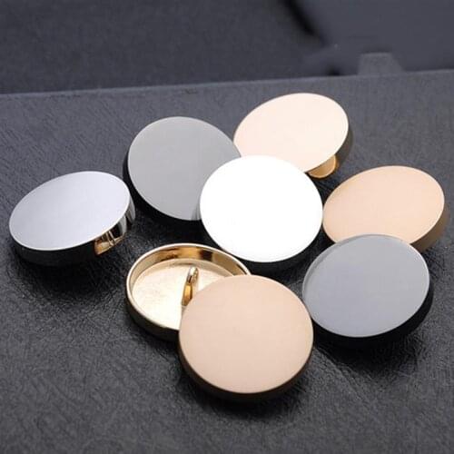 30pcs Metal Coat Buttons Coat Flat Buttons for Craft Alloy Button for Clothing Diy Manualidades Accessories Decorative