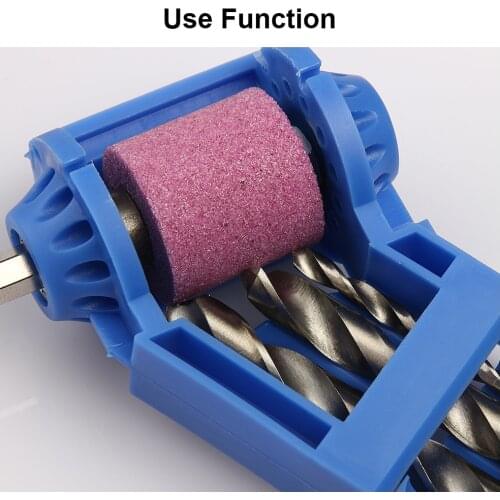 Blue or Orange Corundum Grinding Wheel Bit Tool Portable Drill Bit Sharpener Twist Drill Bit Sharpening machine 2-12.5mm