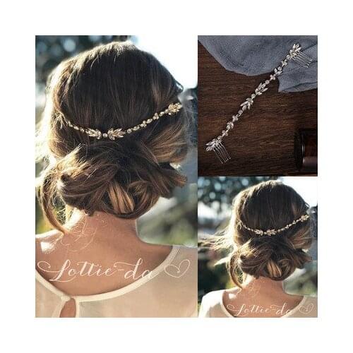 Tiaras And Crowns Wedding Bridal Hair Jewelry New Trendy Lovely Design Simple Elegant For Women Corona Princesa