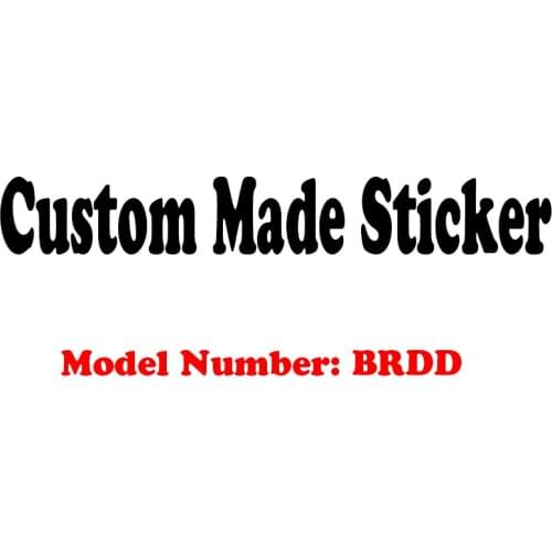 Only for custom make sticker BRDD