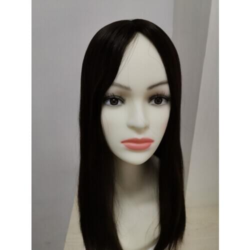 Tsingtaowigs Custom made European virgin hair unprocessed hair 20inch dark brown jewish wig Best Sheitels wigs free shipping