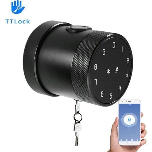 Smart Anti-theft Security Door Lock Electronic Fingerprint BT Lock APP TTLock Remote Control Password Code Number Card Lock