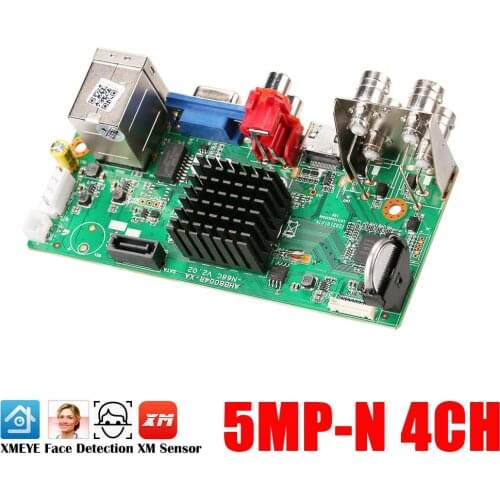 New 4CH 5MP-N 5 in 1 Hybrid DVR Video Recorder for AHD Camera Analog Camera 5MP IP Camera P2P NVR CCTV System H.265