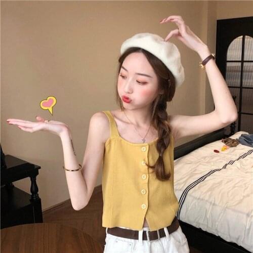 Women Corset Tops Camisole Womens Summer Sleeveless Knitted Top Tank Camis Crop Top For Women