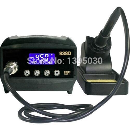 1PC AT938D ESD Safe 60W Digital Welding Desoldering Solder Station Solder Iron LCD Display