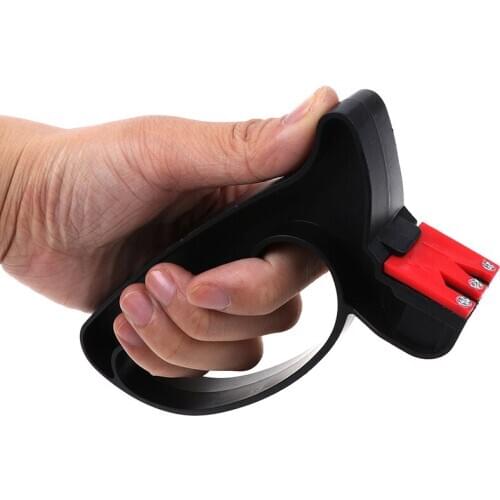 1PC New Hot 2 In 1 Handheld Knife Scissor Blade Knife Sharpener Sharpening Cooking Tools Wholesale