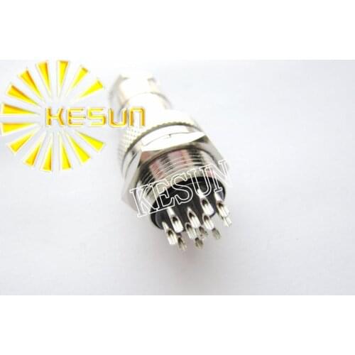 10pair GX20 12P GX20-12 Male & Female Diameter 20mm Wire Panel Connector DF20 M20 circular connector Socket Plug