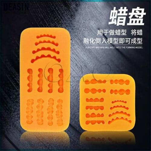 2pcs Dental Lab Denture Laboratory Wax Teeth Tooth Model Base