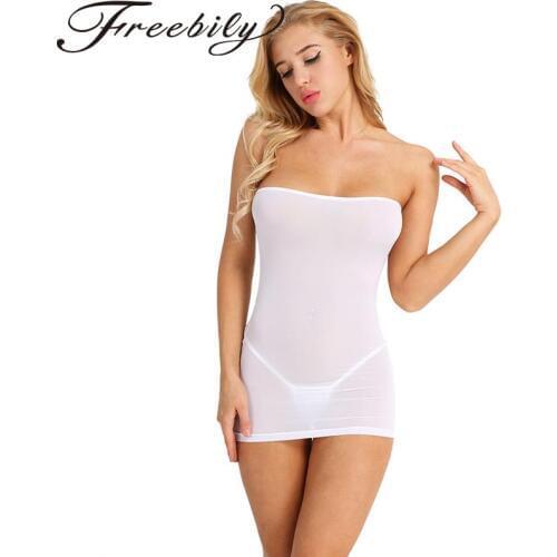 2018 Fashion Sexy Slips Slimming Seamless One Piece Exotic Dresses Women Strapless Body Shaper Bodysuit Long Tube Top Dress