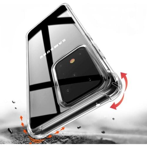 For Samsung Galaxy S21 Case Soft TPU Clear Phone Case for Samsung Galaxy S21 Plus Ultra Cover Transparent Plain CASEES