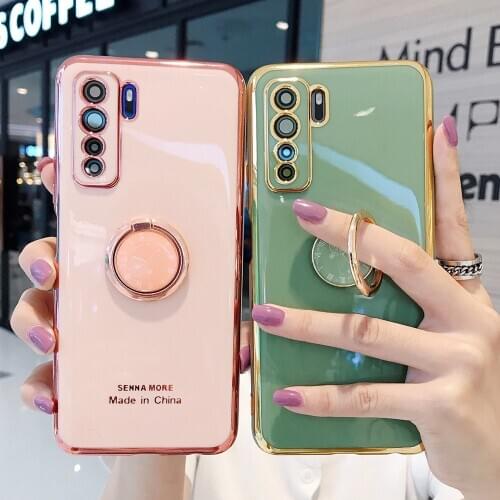 Case for Huawei Nova 7 8 SE 4 5 Pro Nova 5i 5T 6 6se Nova 7 Pro Phone Holder Ring Grip Case for huawei Nova 2s 3 3i 3E