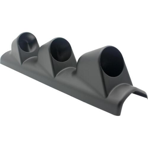 Black 2'' 52mm UNIVERSAL Triple HOLES DASH CAR GAUGE POD MOUNT HOLDER