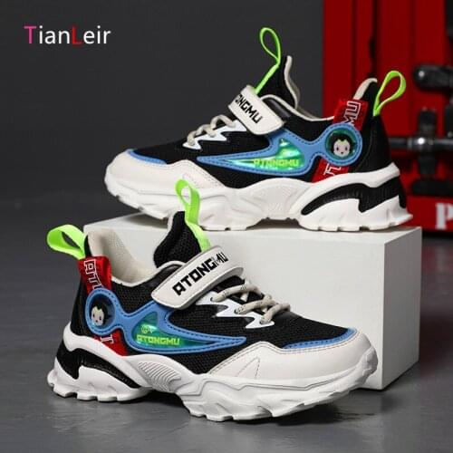 2021 Brand Children Sports Shoes for Boys Sneakers Breathable Mesh Child Boys Shoes Fashion Casual Comfortable Kids Shoes Enfant
