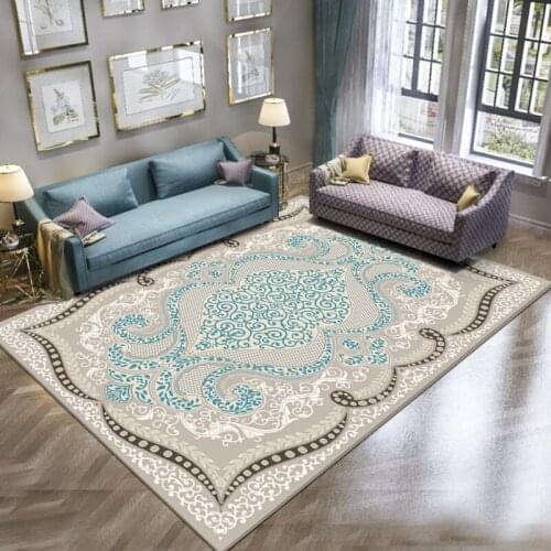Europe Noble Palace Carpet For Living Room Home American Carpets Rug For Bedroom Modern Thick Rug Tea Study Area Table Floor Mat
