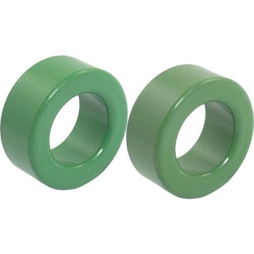 UXCELL 2pcs 31x19x13mm Iron Toroid Ferrite Core Used Widely in Inductors Power Transformers Welding Transformers Green