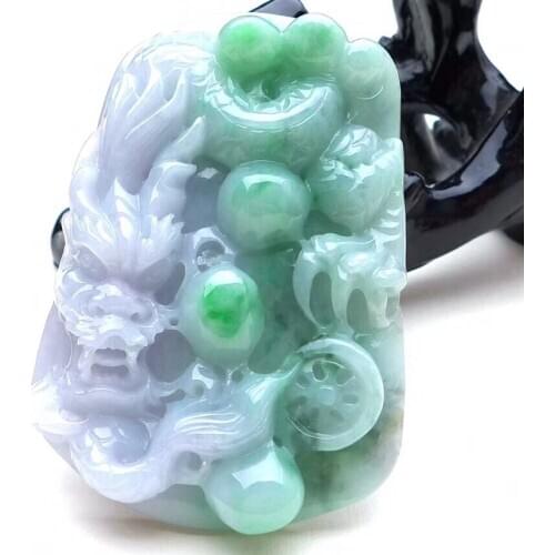 Emerald A goods Good kind of delicate and green dragons and dragons brand pendant ep2902