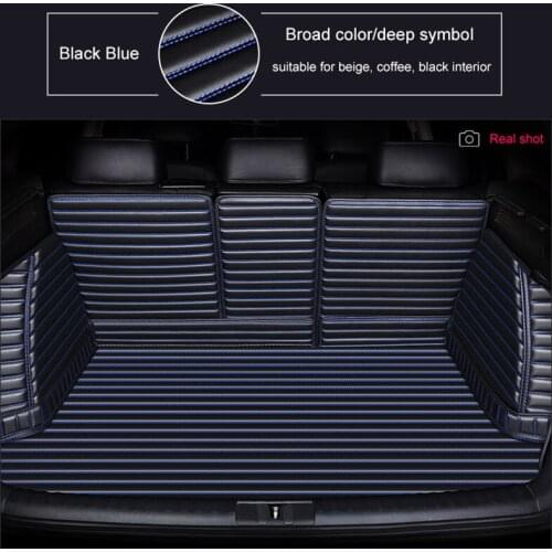 Custom Leather Car trunk cushion for Smart fortwo forfour auto Full encirclementstyling accessories