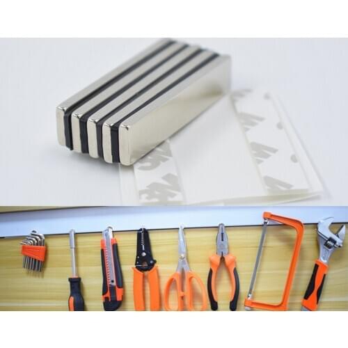 5pcs Strong Neodymium magnet Rare Earth Block square 50x10x3/60x10x5mm Permanent magneic 3M gule