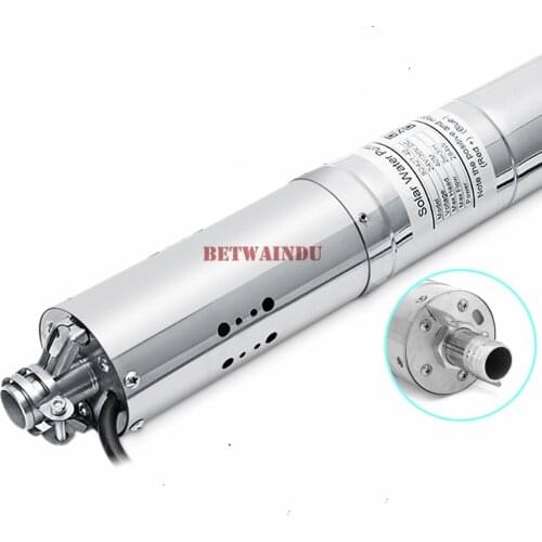 DC24V 2000L/H Stainless Steel Well Water Pump Best Irrigation Submersible Screw Pump 60M Lift Max