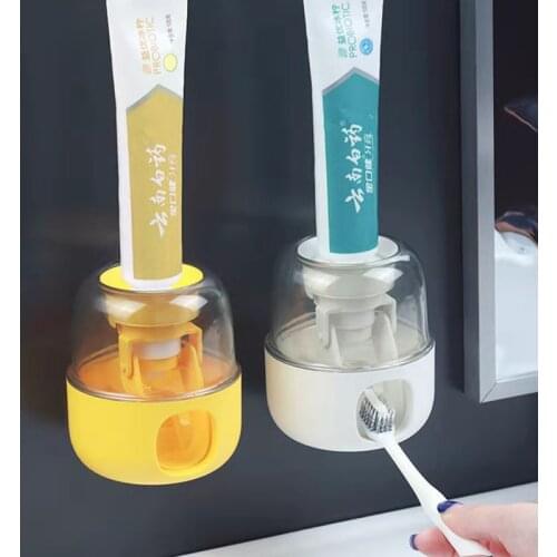 1Pc Automatic Toothpaste Squeezer Wall Mount Toothpaste Dispenser For Home Bathroom Accessories