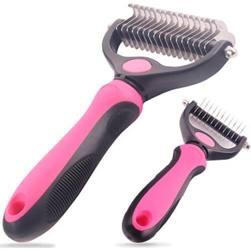 1pcs Small Hair Removal Comb For Dogs Cat Detangler Fur Trimming Dematting Deshedding Brush Grooming Tool