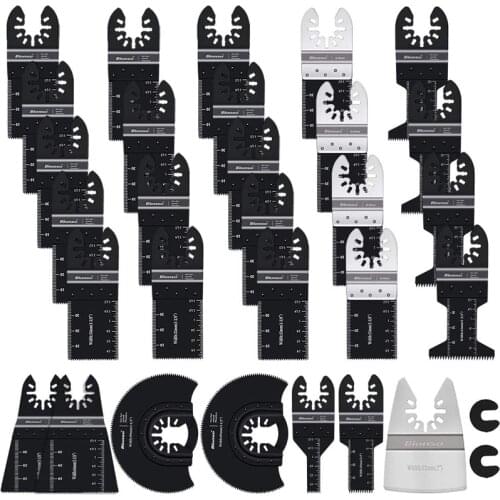 31Pcs Oscillating Multi Saw Blades Tool for Renovator Power as Fei Bosch Multimaster Dremel
