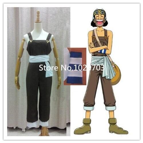 FreeShipping One piece Usopp Cosplay Costume