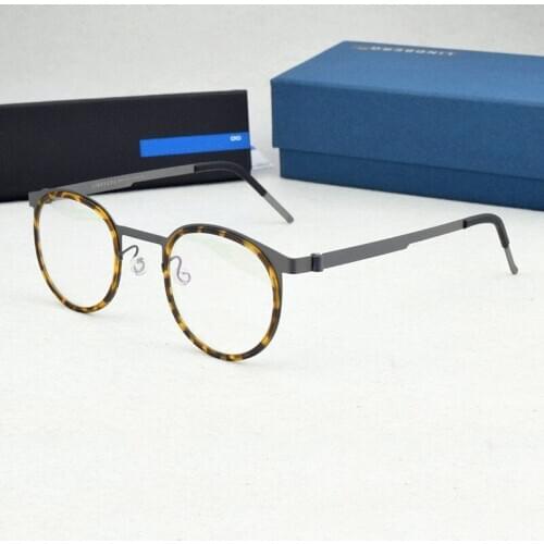 Brand Titanium optical glasses frame men 2020 myopia computer prescription eye glasses frames for men Denmark spectacle frames