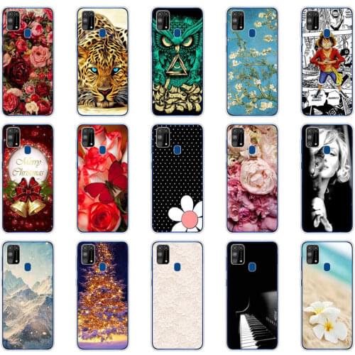 For Samsung M31 Case 6.4 Inch Silicone Soft Tiger Cover for Samsung Galaxy M31 Case Cartoon TPU Coque for Samsung M 31