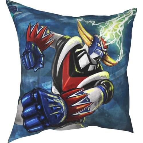 Grendizer Turin Pillow Case Home Decorative Anime Robot Cushion Cover Throw Pillow for Car Polyester Double-sided Printing