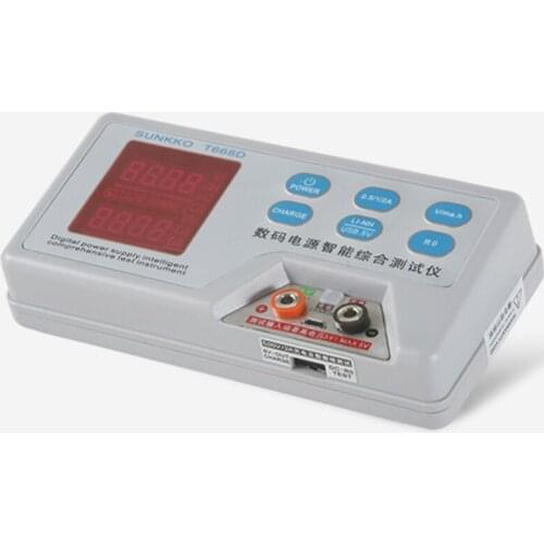 T668D Intelligent Comprehensive Tester for Battery Resistance, Capacity, Voltage