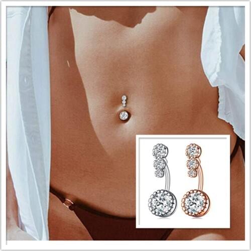 Sex Accessories Sexy Dangling Belly Button Rings Belly Piercing Crystal Surgical Steel Navel Ring Porn BDSM Bondage Body Jewelry