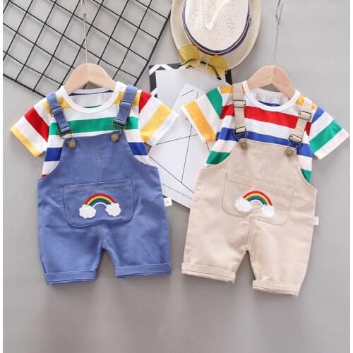 Summer Baby Girls Suit Baby Clothing Set for Girls Casual Clothes Set Top Shorts Infant Sport Suits Kids Clothes