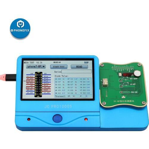 JC FPT-1 Fingerprint Testing Module For iPhone 5S 6P 7 7P 8 8P Fault Detection Fingerprint Serial Number Reading and Write Tool