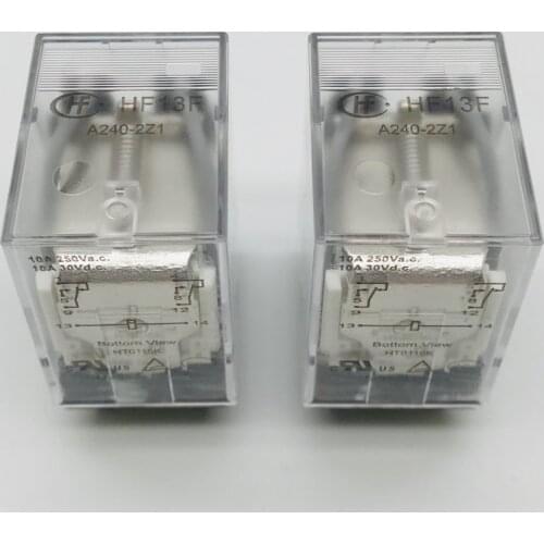 HF13F-A240-2Z1 JQX-13F-A240-2Z1 10A 250VAC relays