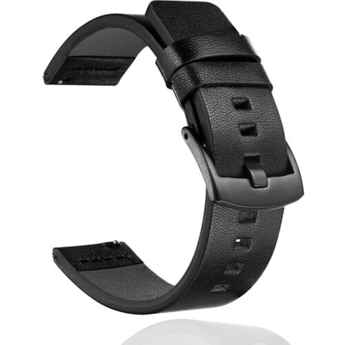 Replaceable Watchbands for HUAWEI WATCH GT 2 46mm/GT Active 46mm/HONOR Magic Genuine leather Strap Band GT2 Bracelet