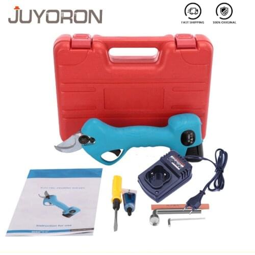 Electric Scissors Battery Pruner Cordless Battery-powered 16.8V Pruning Korea Shears Tree Branch Cutting Secateurs Garding Tools