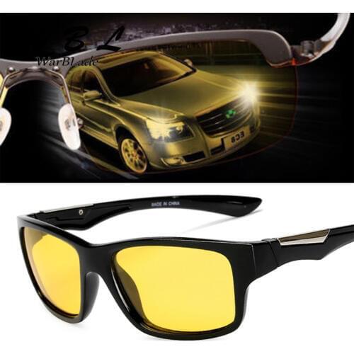 WarBLade Unisex Yellow Lenses Sunglasses Women Sunglasses Night Vision Goggles Driving Driver Glasses Eyewear Men 2019 New