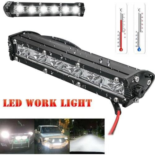 7'' LED Work Light Bar for Off-Road SUV Car Boat Truck IP67 Waterproof Dustproof Driving Fog Lamp High Brightness Front Car Lamp