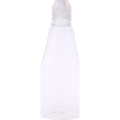 Squeezable Bottle Condiments Container Travel Sized Reusable Dispenser Of 400g Honey Capacity For Sauce Ketchup Honey