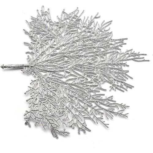 Creative Coral Branch Fan-Shaped Placemat Simulation Crafts Pvc Table Decoration Mat Coaster