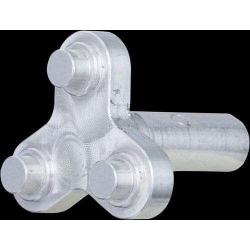 Voron CR-10 dual drive extrusion head wire feed shaft for Blurolls Orbiter extruder aluminum allgearshaft Aluminium spider coupl