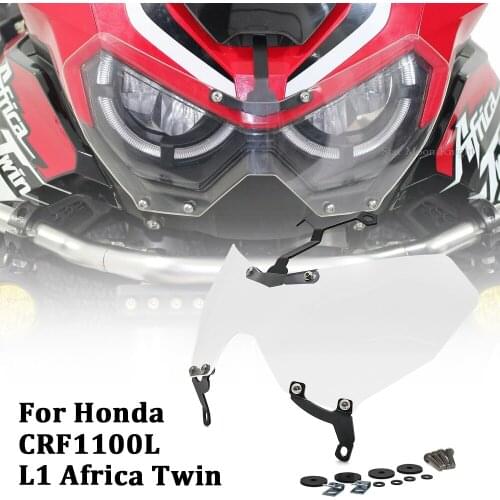 Motorcycle Accessories Headlight Guard Lens Protection Clear Front Lamp Cover For Honda CRF1100L L1 Africa Twin CRF 1100 L 2020