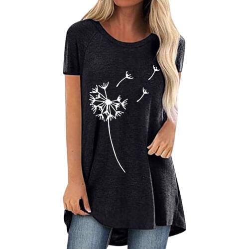 Women Casual Aesthetic Printing T Shirts Cotton Soft Harajuku Casual Tee Short Sleeve Loose Tee Tops Tunic Plus Size Femme Tops