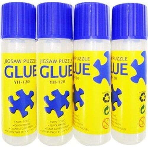 120ml Safe Clear Glue Stick Papers Jigsaw Puzzle Conserver Glue Tool Non-Toxic Self Apply Fast Dry for Puzzle Hobbyist Collector