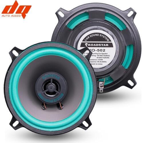 2pcs 5 Inch 100W Car HiFi Coaxial Speaker Vehicle Car Auto Audio Music Stereo Full Range Frequency Loundspeakers for Car